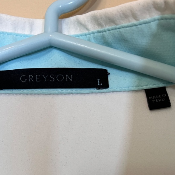 Greyson Golf Performance Short Sleeve Polo Shirt - Men's Size L - White - Picture 4 of 10